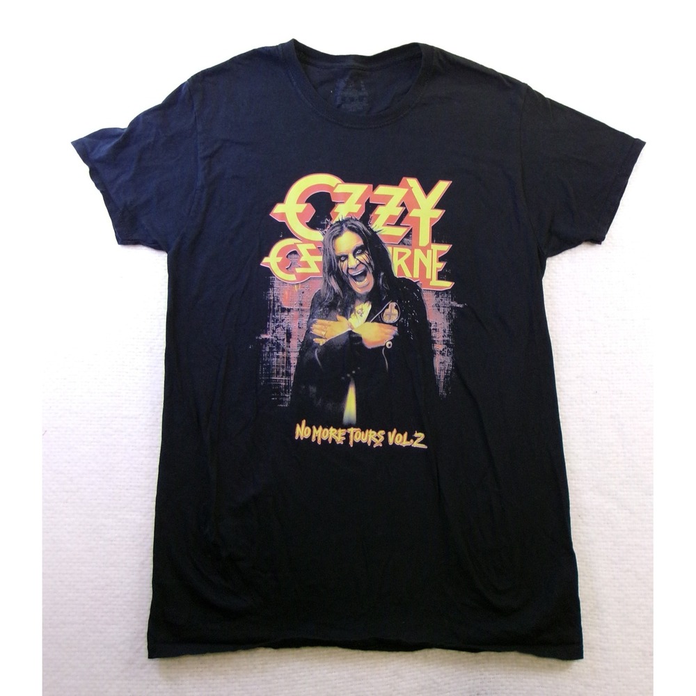 Ozzy Osbourne No More Tours Vol 2 Graphic T-Shirt Mens Medium Black Rock Tee
